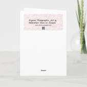 Deux fleurs de tulipe ensemble carte de la Saint-V (Dos)