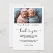 Deux fois la photo bienheureuse carte Faire-part p (Dos)