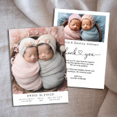 Deux fois la photo bienheureuse carte Faire-part p