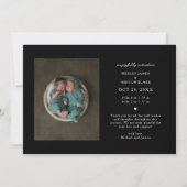 Deux fois la typographie bienheureuse Faire-part d (Dos)