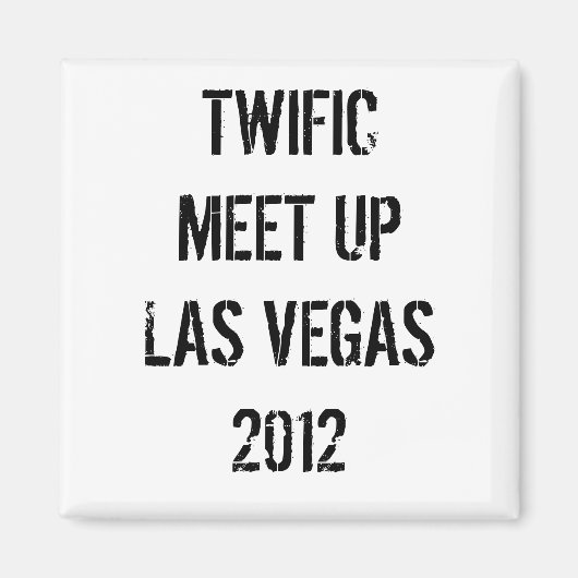 DEUX FOIS PLUS LOIN LAS VEGAS 2012 MAGNET (Devant)