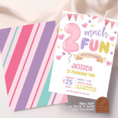 Deux Fun Fun Girl Invitation Anniversaire