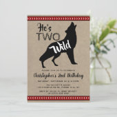 Deux garçons sauvages Invitations de fête d'annive (Debout devant)