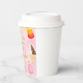 DEUX gobelets COOL de crème glacée fille d'anniver (Gauche)