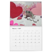 Deux grenouilles vertes Calendrier 2024 (Feb 2027)