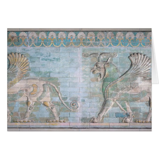 Deux griffons à ailes, du palais de (Devant horizontal)