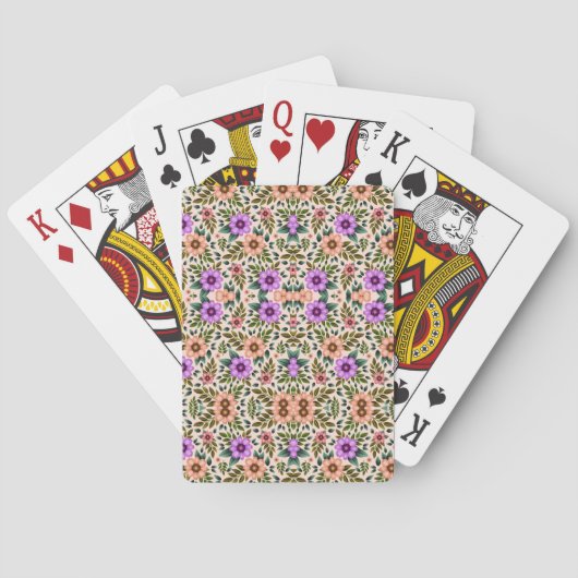 Deux images de cartes à jouer décoratives (dos)