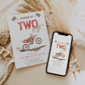 Deux Invitation d'anniversaire rapide | Deux parti