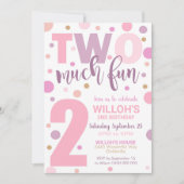 Deux Invitation d'anniversaire très amusante 2e Fi (Devant)