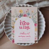 Deux Invitation Fleur sauvage sauvage