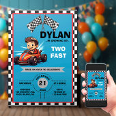 Deux Invitation Rapide Anniversaire