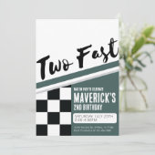 Deux Invitation Rapide Anniversaire (Debout devant)