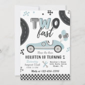 DEUX Invitation Rapide | Courses Invitation Annive (Devant)