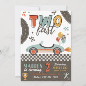 DEUX Invitation Rapide | Invitation de course (Devant)