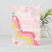 Deux Invitation Super de deuxième anniversaire (Debout devant)