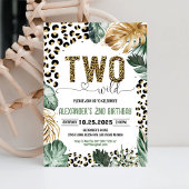 Deux invitations d'anniversaire avec impression lé