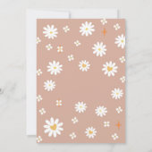 Deux invitations d'anniversaire Groovy Daisy (Dos)