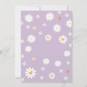 Deux invitations d'anniversaire Groovy pour un deu (Dos)