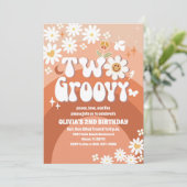 Deux invitations d'anniversaire Groovy pour un enf (Debout devant)