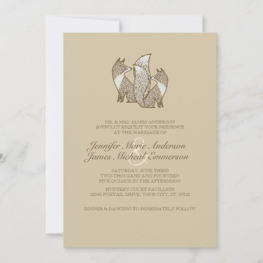 Deux invitations de mariage Brown et ivoiriennes (Devant)