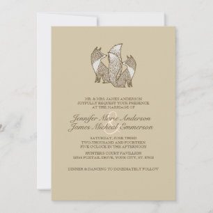 Deux invitations de mariage Brown et ivoiriennes