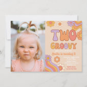 Deux invitations photo Super | Anniversaire Super (Devant)