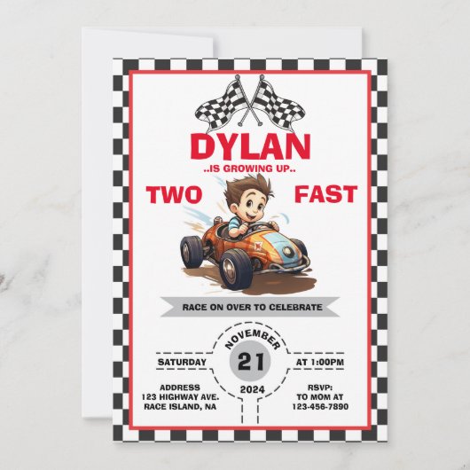 Deux Invitations Rapides (Devant)