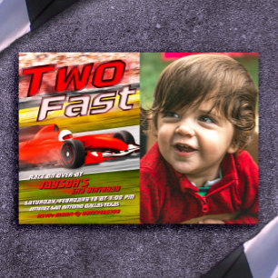 Deux invitations rapides avec photo