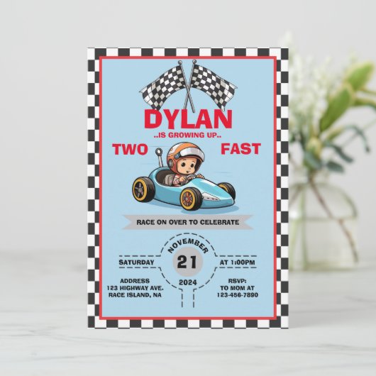 Deux Invitations Rapides Mignonnes (Debout devant)