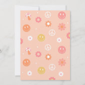 Deux invitations Super Boho Retro 2e anniversaire (Dos)