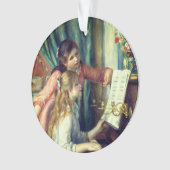 Deux jeunes filles au piano de Renoir : Noël (devant)