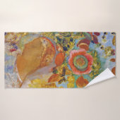 Deux jeunes filles parmi les fleurs, Redon (Serviette de bain)