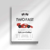 Deux Jeunes Invitation de deuxième anniversaire