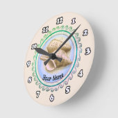 Deux jolies horloges coquillages (Angle)
