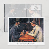 Deux Joueurs De Cartes Par Paul Cezanne (Devant / Derrière)