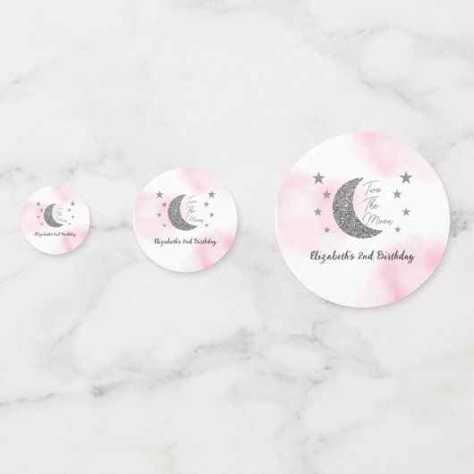 Deux La Lune 2e Anniversaire Confetti (Derrière)