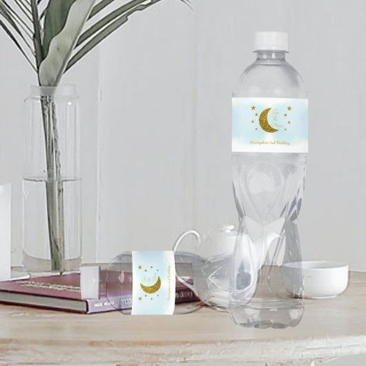 Deux La Lune 2e anniversaire Étiquette de bouteill