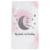 Deux La Lune 2e Anniversaire Petit Sac Cadeau (Devant)