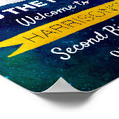 Deux La Lune 2e fête d'anniversaire Affiche de bie (Coin)