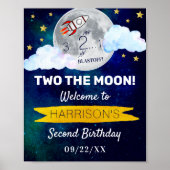 Deux La Lune 2e fête d'anniversaire Affiche de bie (Devant)
