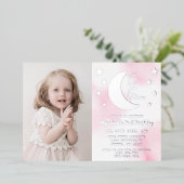 Deux La Lune 2e Invitation Foil Anniversaire (Debout devant)