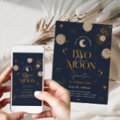 Deux La Lune Galaxy Invitation Anniversaire
