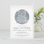 Deux la Lune | Invitation de fête du 2e anniversai (Debout devant)