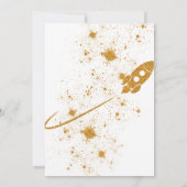 Deux La Lune | Invitation Galaxy 2e anniversaire (Dos)