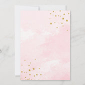 DEUX la lune | Pink Girl 2nd Birthday Invitation (Dos)