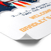 Deux la Moon Rocket Ship 2e Affiche de bienvenue d (Coin)