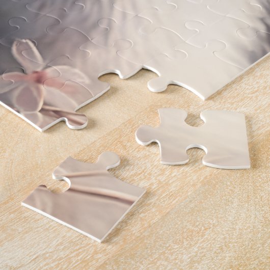 Deux lapins mignons avec Sakura Jigsaw Puzzle (Côté)