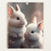 Deux lapins mignons avec sakura Planner (Devant)
