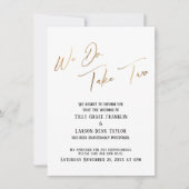 Deux : Le Faire-part Mariage retardé (Devant)