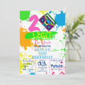 DEUX LEGIT À QUITTER 2e Anniversaire Invitation co (Debout devant)